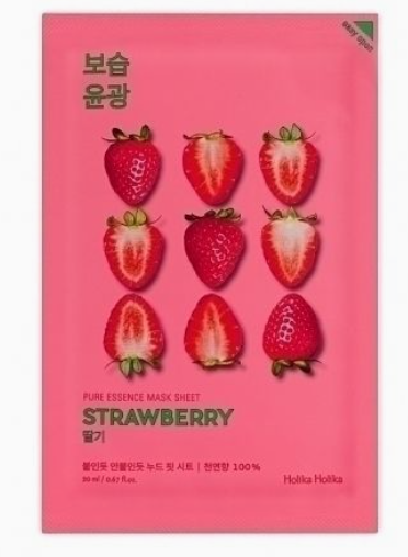 Holika Holika Pure Essence Mask Sheet Strawberry Maschera Antiossidante 20 ml
